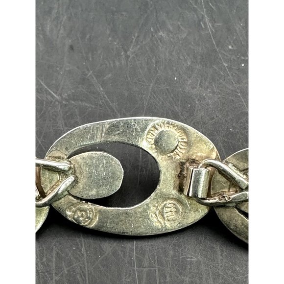 Miguel Melendez of Taxco Sterling and Blue Turquoise Necklace Bracelet Demi Paru - Picture 6 of 6